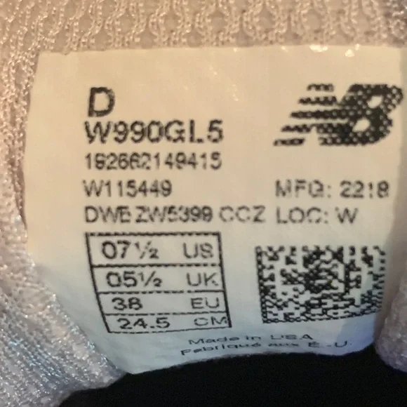 New Balance Gray Running/Walking Shoes 7.5M - Picture 4 of 4